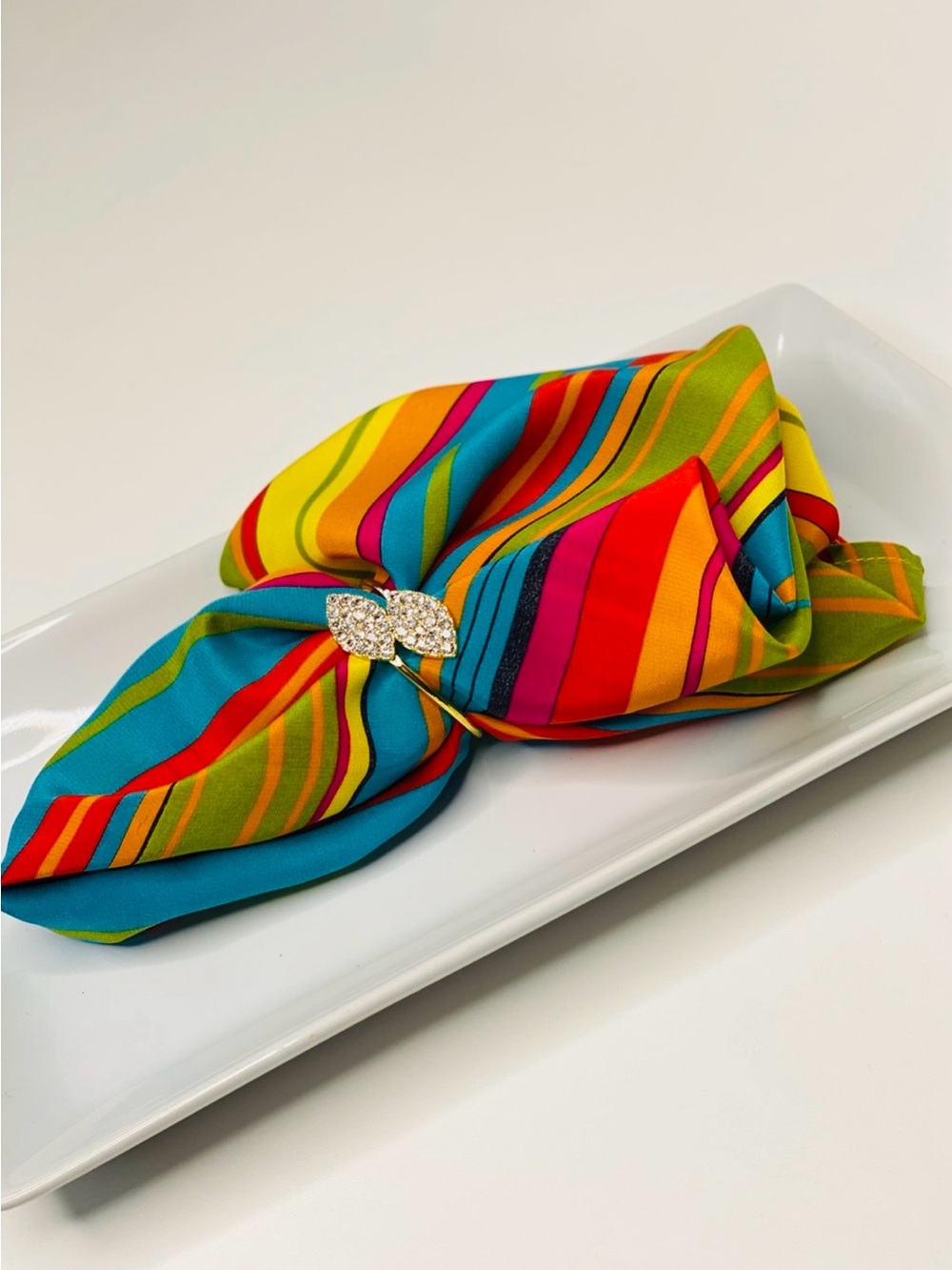 NWT SILKLETTE Bundle of 4 pcs Carnaval 100% Fine Silk Kerchief MULTICOLOR